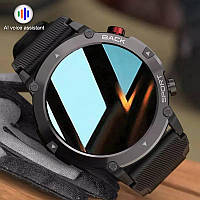 Смарт годинник Smart Watch чоловічий металевий GlobalWatch спортивний смарт-годинник чорний