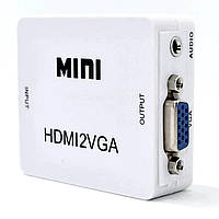 Конвертер с VGA на HDMI (VGA2HDMI MINI)