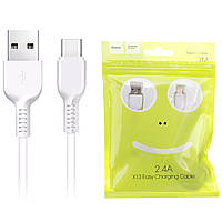 Кабель зарядный Hoco X13 Easy charged USB - Type-C 1м