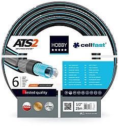 Шланг поливальний армований Польща Hobby Cellfast 1/2 25 м 6-шаровий (Гоббі)