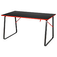 Игровой стол, черный, 140x80 см HUVUDSPELARE
