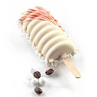 Набір для морозива 2 форми, таця, 50 паличок "Танго" L 92 мм W 45 мм H 28 мм V 90 ml x 12 серія GELATERIA Silikomart FD-GEL04