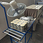 Конвеєр роликовий РК-1000/500 + вентилятор охолодження, фото 2