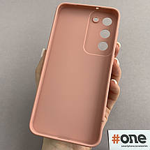 Чохол для Samsung Galaxy S23 Plus силіконовий із закритою камерою чохол на самсунг с23 плюс бежевий w7n, фото 3