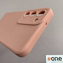 Чохол для Samsung Galaxy S23 Plus силіконовий із закритою камерою чохол на самсунг с23 плюс бежевий w7n, фото 5