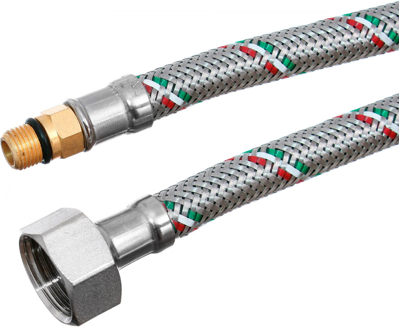 Шланг для змішувача Parigi Parinox 1/2"xM10 (0,6 м) коротка голка (Італія) 60234