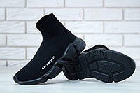 Мужские и женские кроссовки Balenciaga Speed Trainer Black кроссовки баленсиага спид тренер носки Унисекс