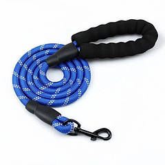 Повідець для собак Pet Style "MayPaw" 1,5 м Синій 0,8