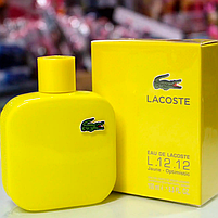 Парфуми Lacoste Lacoste L.12.12 Yellow (Jaune) Туалетна вода 100 ml (Парфуми Лакост Жовті Чоловічі), фото 6