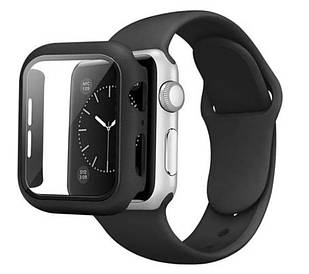 Ремінець Silicone BAND+CASE для Apple Watch 38/40 mm Black (чорний)