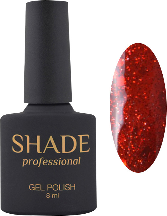 Гель-лак SHADE G015 (малиновий з шиммером), 8 мл
