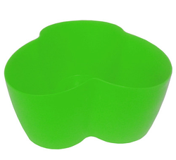 Вазон "Кактусник" для 3 рослин Зелений