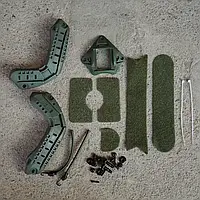 Набор обвеса для тактического шлема Fast комплектующие аксессуары и запчасти боковые рельсы + NVG платформа