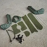 Комплектующие аксессуары и запчасти для шлема набор обвеса для тактического шлема Fast Mich + NVG платформа