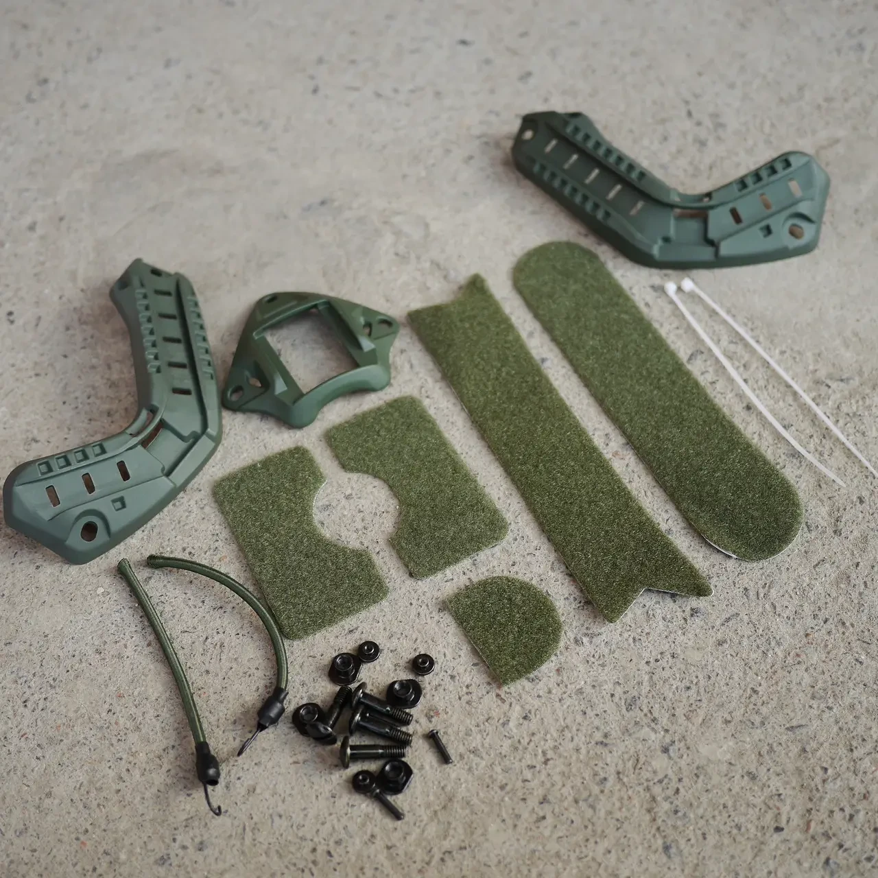 Комплектующие аксессуары и запчасти для шлема набор обвеса для тактического шлема Fast Mich + NVG платформа - фото 1 - id-p1877569659