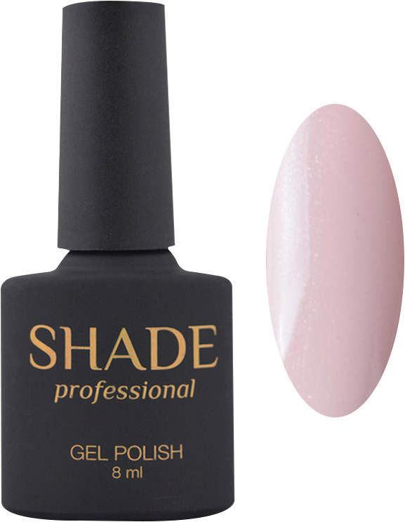 Гель-лак SHADE F002 (йогуртовий з шиммером), 8 мл
