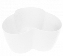 Вазон "Кактусник" для 3 рослин Білий