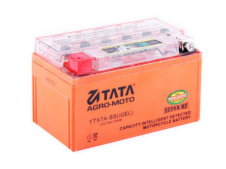 Акумулятор гелевий, 7АH-YTX7A-BS, оранж., 150*86*94 мм, З ІНДИКАТОРОМ OUTDO, фото 2