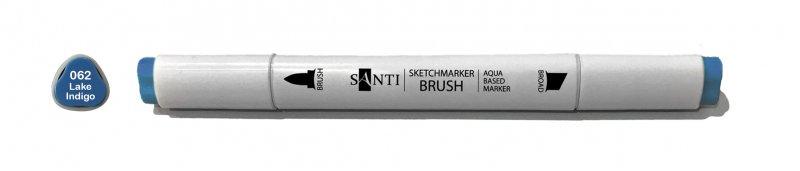 Маркер акварельний "SANTI sketch", SM-62, озеро Індіго 390728 G-Rich, фото 1