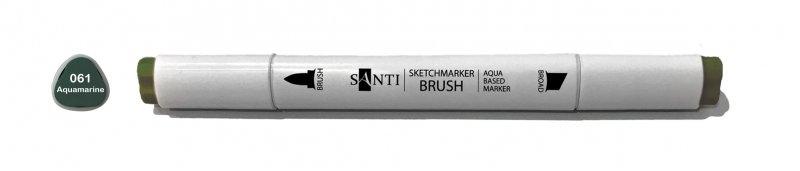 Маркер акварельний "SANTI sketch", SM-61, аквамарин 390727 G-Rich, фото 1
