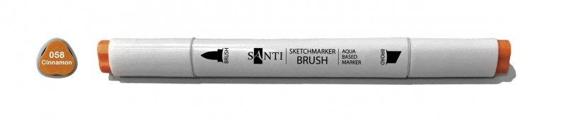 Маркер акварельний "SANTI sketch", SM-58, кориця 390724 G-Rich, фото 1
