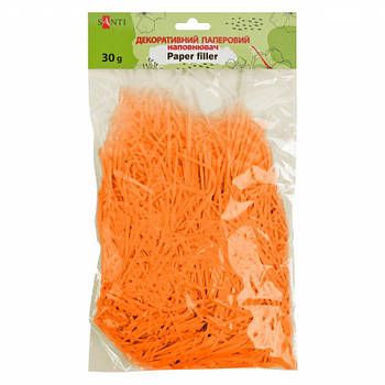 Наповнювач паперовий SANTI, 30 г, оранжевий 742896 G-Rich