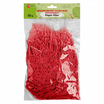 Наповнювач паперовий SANTI, 30 г, червоний 742904 G-Rich