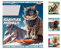 Тетрадь ученическая А5/24 линия 1В Adventure animals 766380