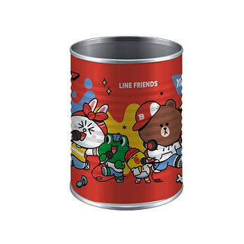 Склянка-підставка бочка YES Line friends метал 470504