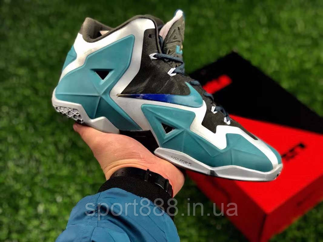 Nike LeBron 11 Gamma Blue Леброн XI баскетбольні чоловічі кросівки