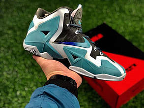 Nike LeBron 11 Gamma Blue Леброн XI баскетбольні чоловічі кросівки