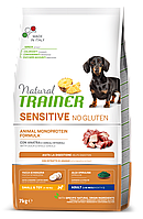 Сухий корм для дорослих собак дрібних порід качка Трейнер Natural Trainer Dog Sensitive Small&Toy Adult Mini 7кг