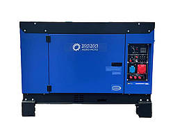 Генератор дизель JM12000TD 10KW (однофазний/трихфазний+свічка накала) безшумний ТАТА