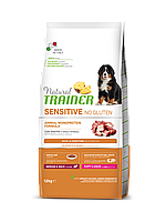 Сухий корм для цуценят середніх та великих порід качка Трейнер Trainer Dog Sensitive Puppy&Junior Medium&Maxi 12кг