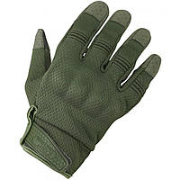 Тактические перчатки KOMBAT UK олива Стрелковые военные перчатки