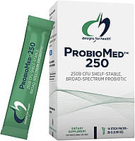 Designs for Health ProbioMed 250 / Безмолочний пробіотик 250 млрд 14 саше