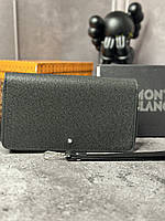Клатч мужской Mont Blanc портмоне качественный вместительный кошелек Мон Бланк