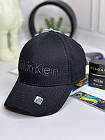 Calvin Klein Мужская черная кепка-бейсболка Кельвин Кляйн бейсболка текстильная