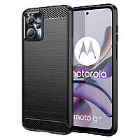 Протиударний TPU чохол Rugged Carbon для Motorola G23 (xt2333) | Mofan | чорний