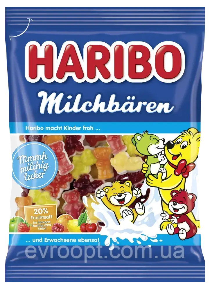 Haribo Milchbären 160 г, фото 1