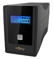 ИБП nJoy Cadu 650 USB Black, LCD, 650VA, 360W, линейно-интерактивный, AVR, 2xSchuko