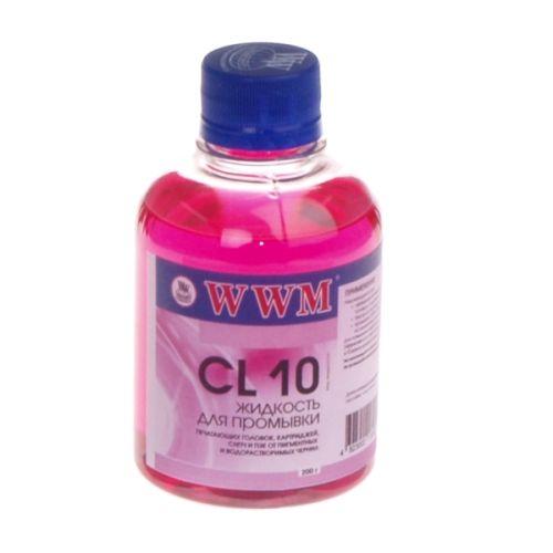 Жидкость промывочная WWM CL10 (розовая, усиленная, 1000мл) - фото 1 - id-p1830888409