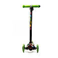 Самокат дитячий триколісний iTrike MAXI JR 3-055-1-WP2 зі світними колесами, кермо регулюється,Зелений, фото 3