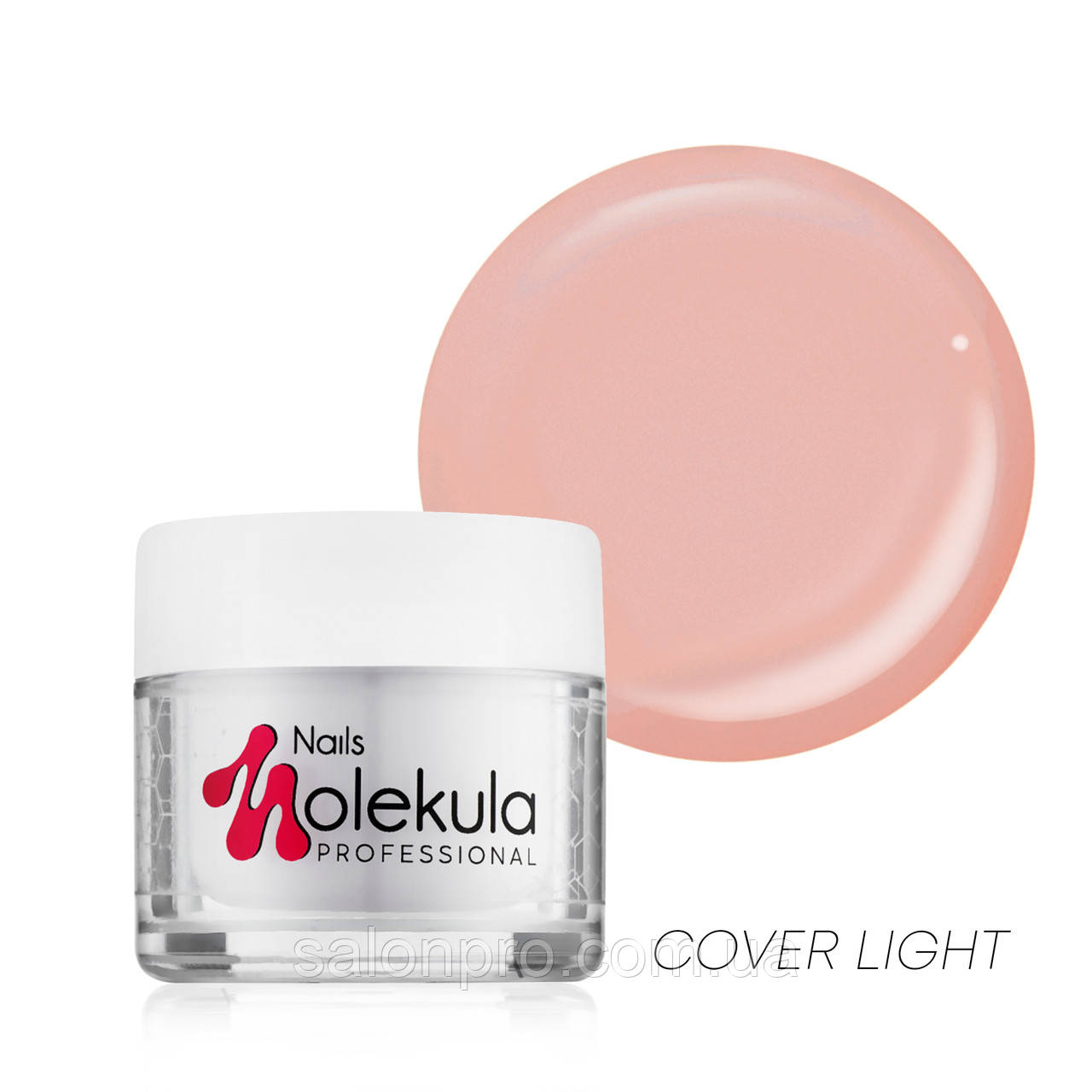 Molekula Gel №08 Cover Light - гель, що камуфлює, рожево-бежевий, 15 мл