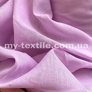 Батист тканина натуральна 80 г/м2 ширина 140 см Бузковий
