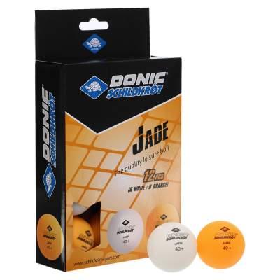 Набір м'ячів для настільного тенісу 12 штук DONIC MT-618045 JADE різнобарвний Код MT-618045