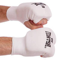 Перчатки (накладки) для карате MATSA MA-0009-W размер XS-XL белый Код MA-0009-W