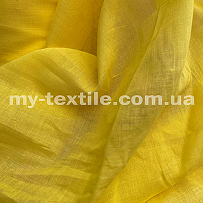 Батист тканина натуральна 80 г/м2 ширина 140 см Жовтий