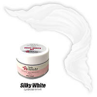 Molekula Silky Acrylic Gel № 02 Silky White - акрил-гель, полигель белый, 30 мл