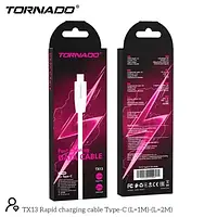 Кабель USB Tornado TX13 Type-c 2.4A 2M White